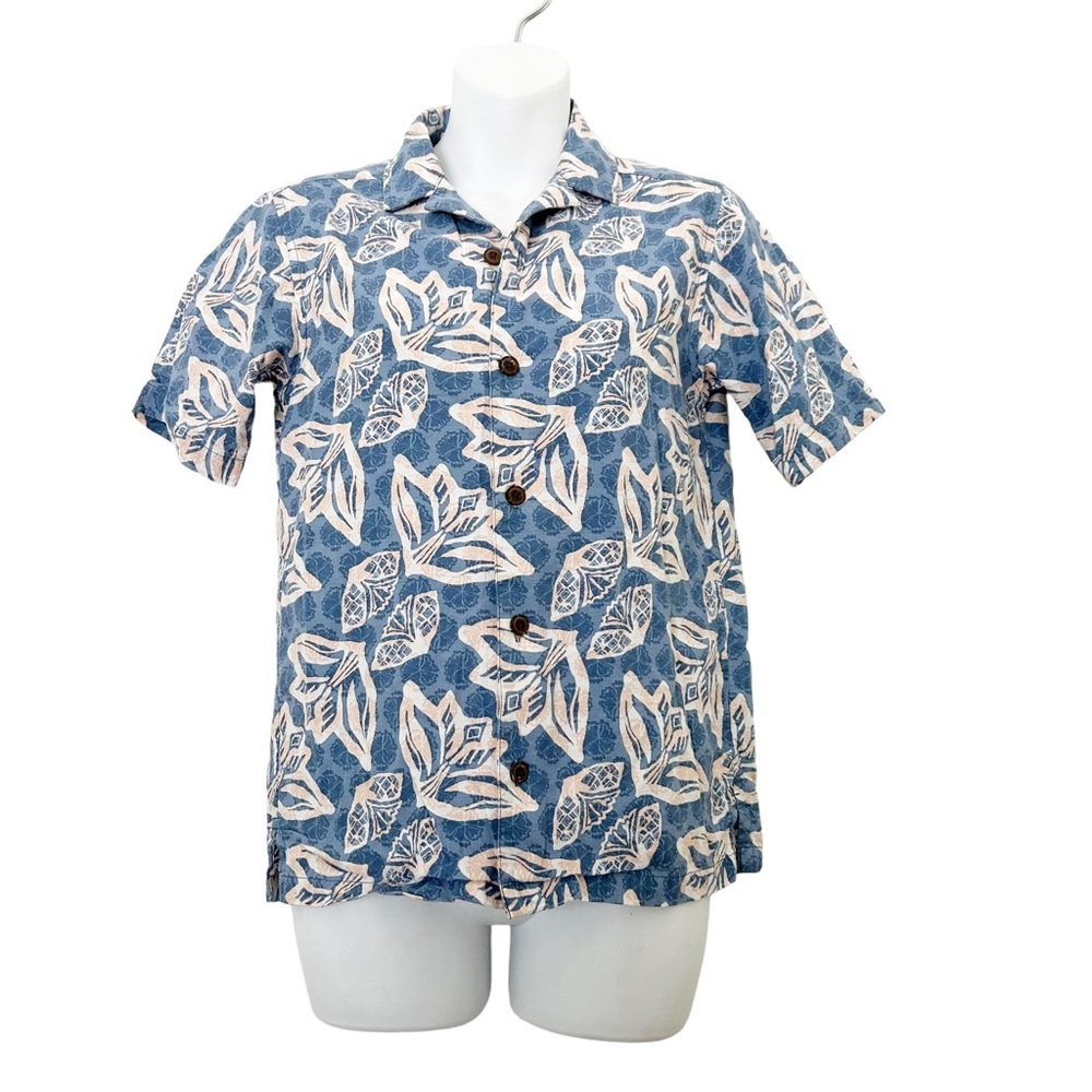 Vintage Patagonia Pataloha short sleeve Hawaiian button up shirt tribal ray XS